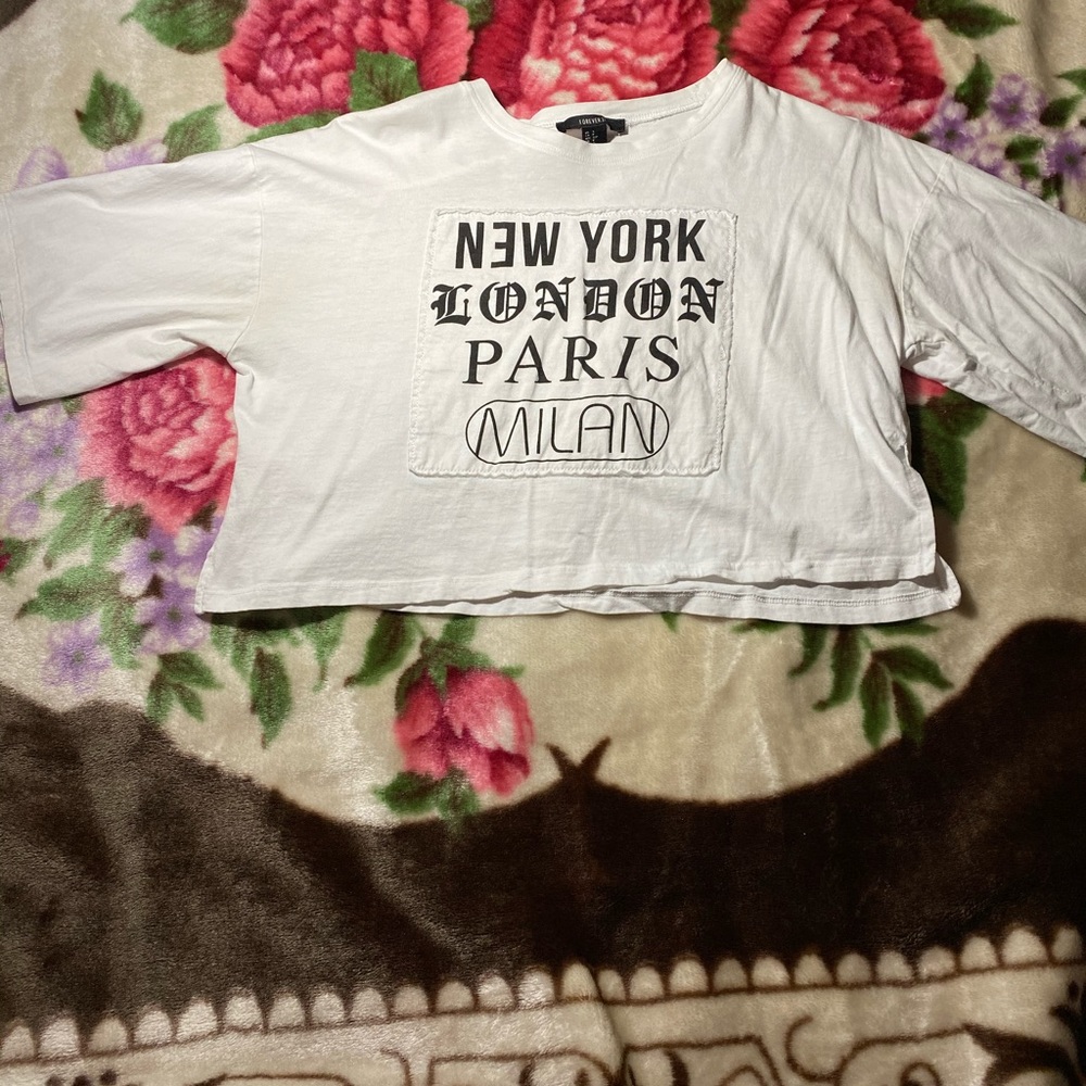 White Paris top